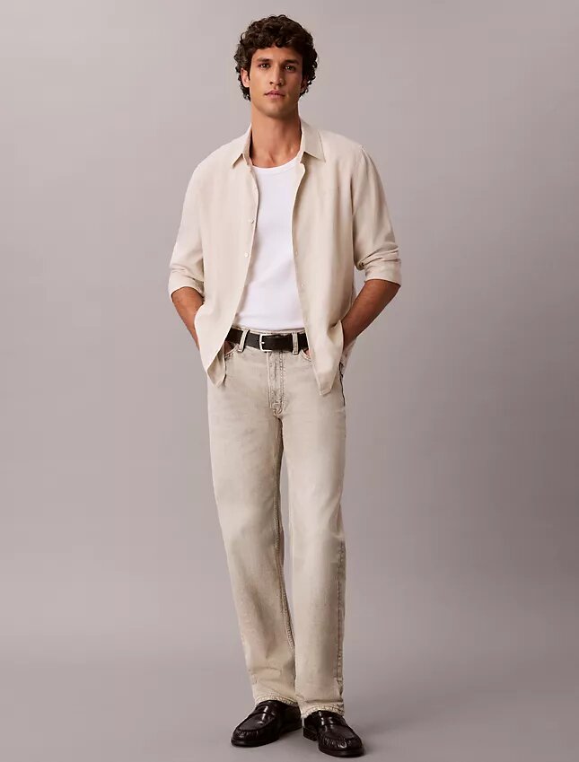 Standard Straight Jeans i ullblandning Standard Straight Jeans i ullblandning