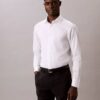 Stålfärgad enfärgad slim fit-skjorta med knappar Stålfärgad enfärgad slim fit-skjorta med knappar