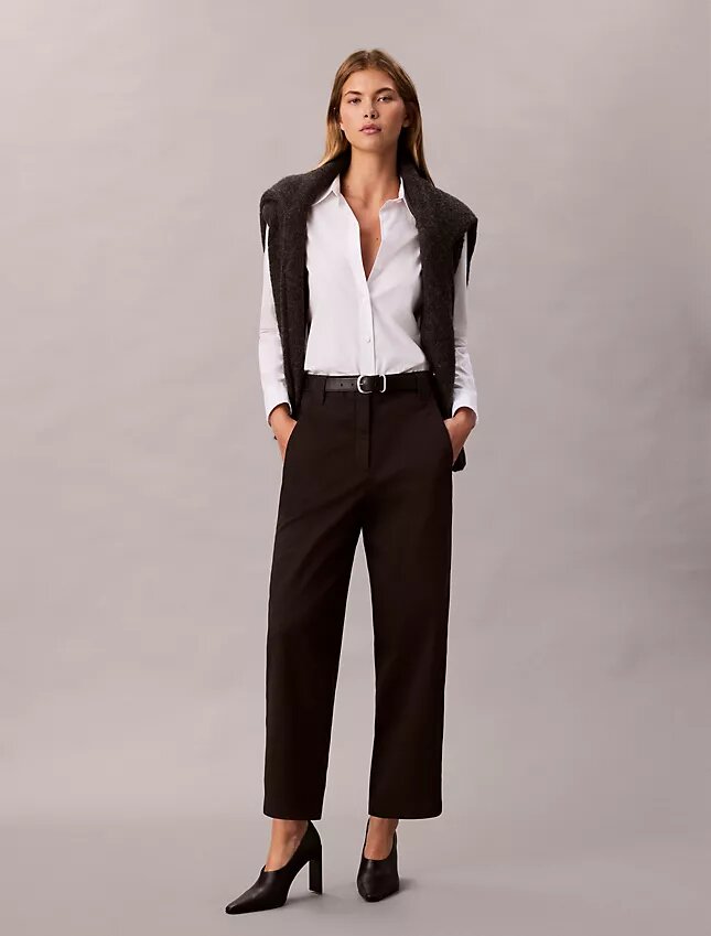 Stretchiga byxor i Cotton Stretch-will Stretchiga byxor i Cotton Stretch-will
