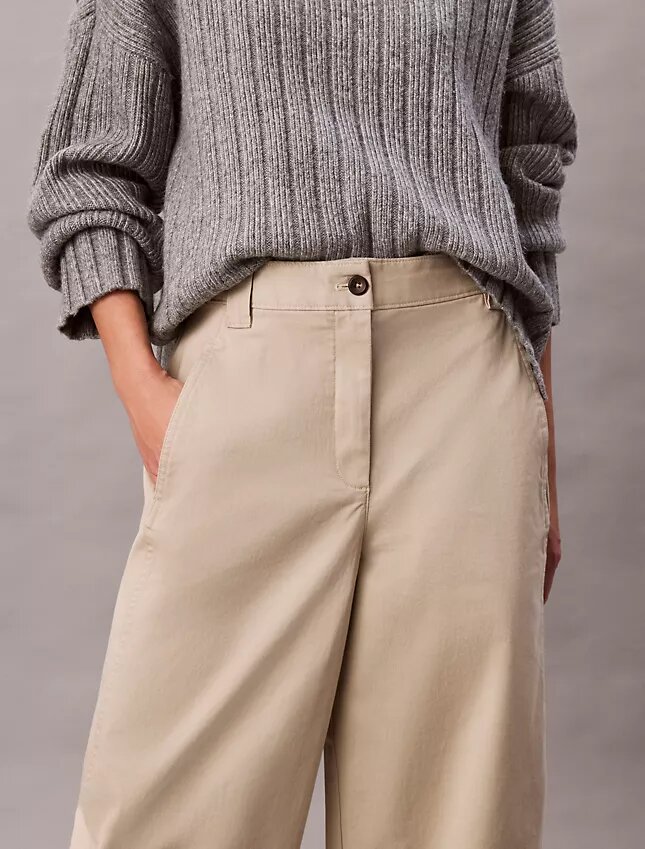 Stretchiga byxor i Cotton Stretch-will Stretchiga byxor i Cotton Stretch-will
