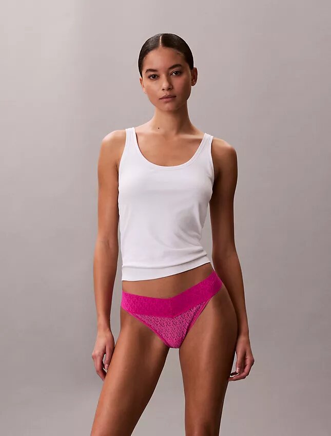 Stringthong med ikonisk logotyp Stringthong med ikonisk logotyp