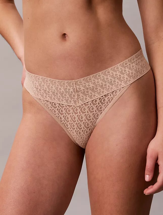 Stringthong med ikonisk logotyp Stringthong med ikonisk logotyp