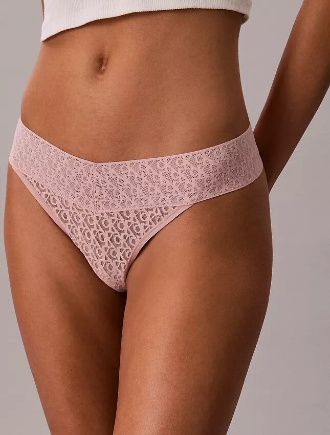 Stringthong med ikonisk logotyp Stringthong med ikonisk logotyp