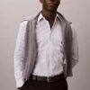 Stripe Tech Stretch Slim Button-Down-skjorta Stripe Tech Stretch Slim Button-Down-skjorta