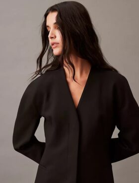Strukturerad stretchblazer Strukturerad stretchblazer