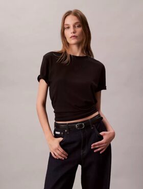 Supima Cotton Emblem Logo Graphic Classic T-shirt