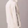 Sweatshirt med hel dragkedja och logoband