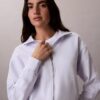 Sweatshirt med hel dragkedja och logoband Sweatshirt med hel dragkedja och logoband