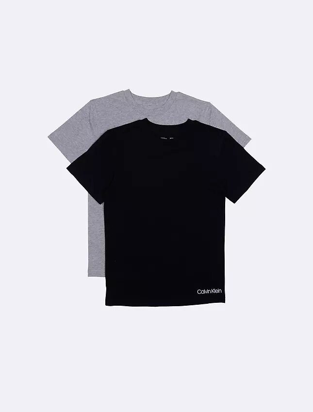 T-shirt i bomull för pojkar, 2-pack T-shirt i bomull för pojkar, 2-pack