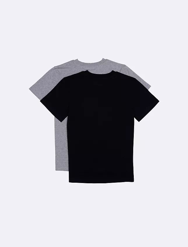T-shirt i bomull för pojkar, 2-pack T-shirt i bomull för pojkar, 2-pack