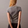 T-shirt i bomullsribb T-shirt i bomullsribb