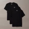 T-shirt i Cotton Stretch-blandning, 3-pack, slim fit, rund hals