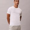 T-shirt i Cotton Stretch-blandning, 3-pack, slim fit, rund hals