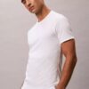 T-shirt i Cotton Stretch-blandning, 3-pack, slim fit, rund hals