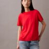 T-shirt i finstickat med hög hals T-shirt i finstickat med hög hals