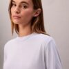 T-shirt i finstickat med hög hals T-shirt i finstickat med hög hals
