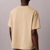 T-shirt med blekt tryck och klassisk rund hals T-shirt med blekt tryck och klassisk rund hals
