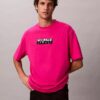 T-shirt med blocklogotyp