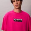 T-shirt med blocklogotyp