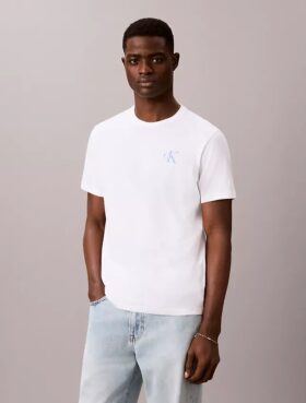T-shirt med Brushstroke Monologo-grafik