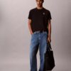T-shirt med Brushstroke Monologo-grafik T-shirt med Brushstroke Monologo-grafik