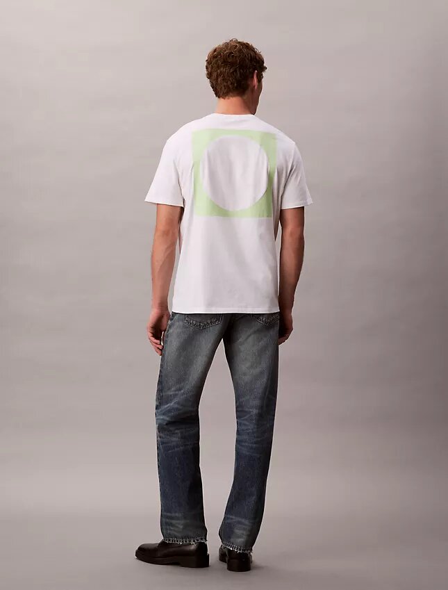 T-shirt med cirkelmotiv och avslappnad passform T-shirt med cirkelmotiv och avslappnad passform