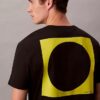 T-shirt med cirkelmotiv och avslappnad passform T-shirt med cirkelmotiv och avslappnad passform