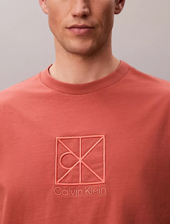 T-shirt med emblem och grafisk logotyp T-shirt med emblem och grafisk logotyp