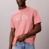 T-shirt med logotyp i avslappnad passform T-shirt med logotyp i avslappnad passform
