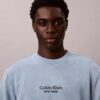 T-shirt med logotyp i frotté och rund hals T-shirt med logotyp i frotté och rund hals