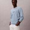 T-shirt med logotyp i frotté och rund hals T-shirt med logotyp i frotté och rund hals