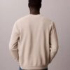 T-shirt med logotyp i frotté och rund hals T-shirt med logotyp i frotté och rund hals