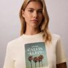 T-shirt med palmträd-logotyp