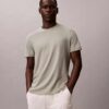 T-shirt med rund hals i Supima-bomull