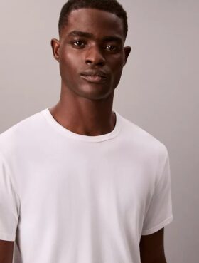 T-shirt med rund hals i Supima-bomull