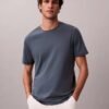 T-shirt med rund hals i Supima-bomull