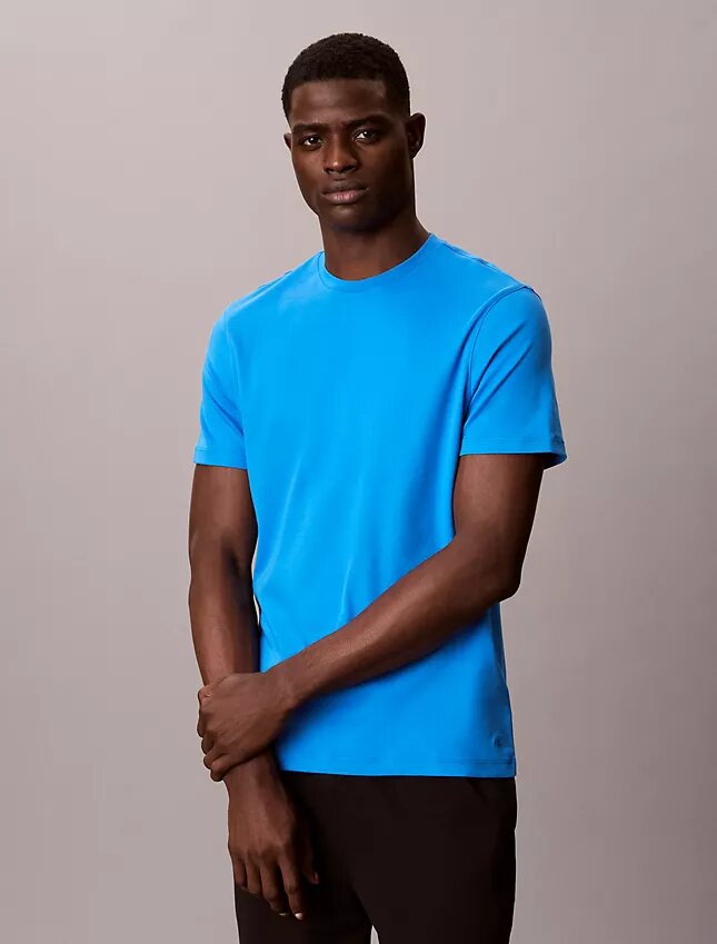 T-shirt med rund hals i Supima-bomull T-shirt med rund hals i Supima-bomull