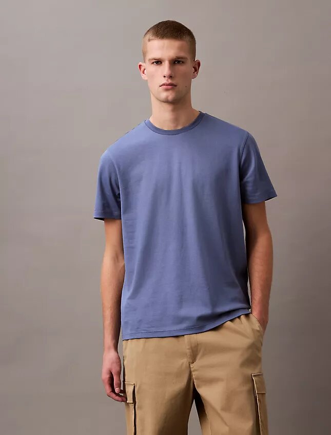 T-shirt med rund hals i Supima-bomull T-shirt med rund hals i Supima-bomull