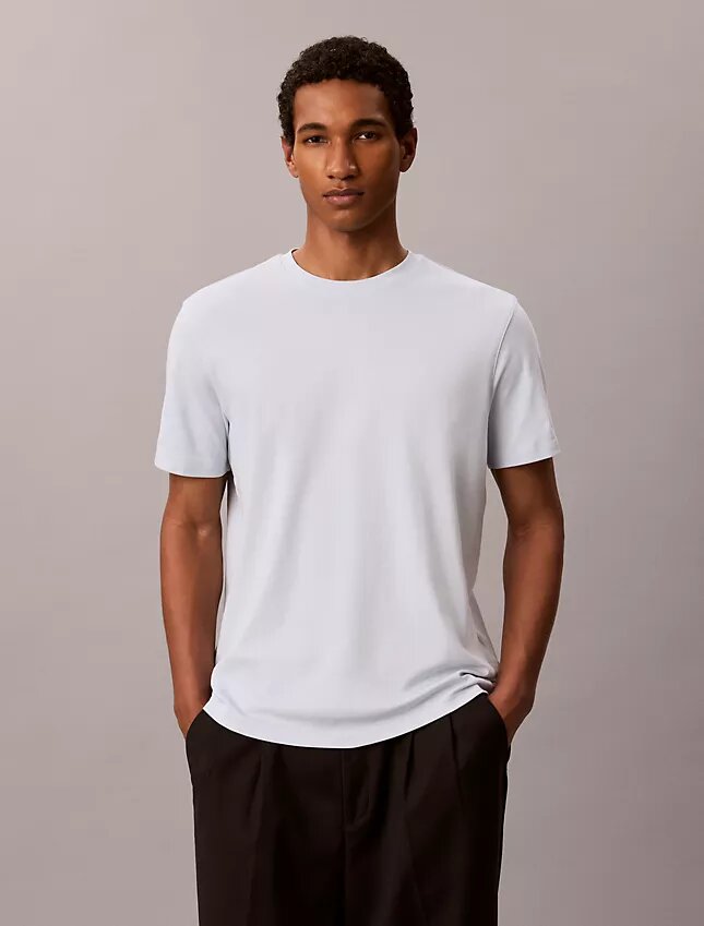 T-shirt med rund hals i Supima-bomull T-shirt med rund hals i Supima-bomull
