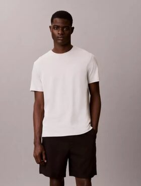 T-shirt med rund hals i Supima-bomull