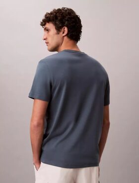 T-shirt med rund hals i Supima-bomull
