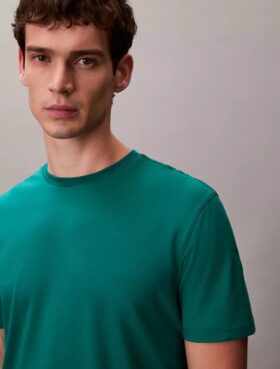 T-shirt med rund hals i Supima-bomull