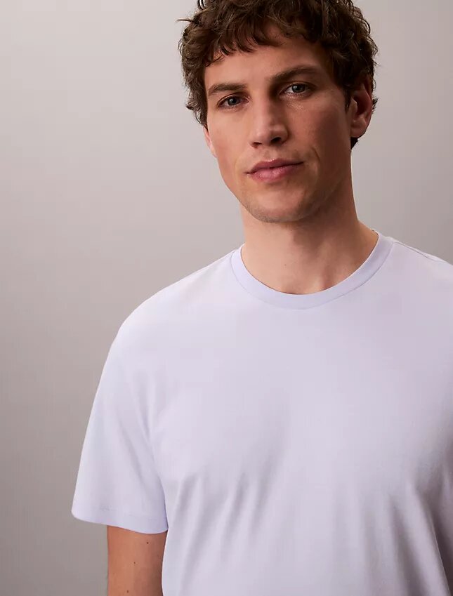 T-shirt med rund hals i Supima-bomull T-shirt med rund hals i Supima-bomull