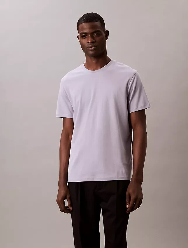 T-shirt med rund hals i Supima-bomull T-shirt med rund hals i Supima-bomull