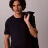 T-shirt med rund hals i Supima-bomull