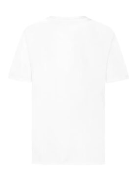 T-shirt med rund hals och Ck-logotyp i versaler för pojkar