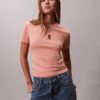 T-shirt med rund hals och Monogram-logotyp T-shirt med rund hals och Monogram-logotyp