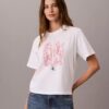 T-shirt med rund hals och stadsmotiv T-shirt med rund hals och stadsmotiv
