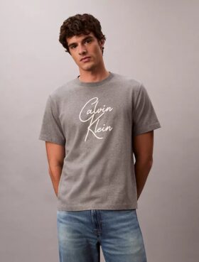 T-shirt med skriptlogotyp