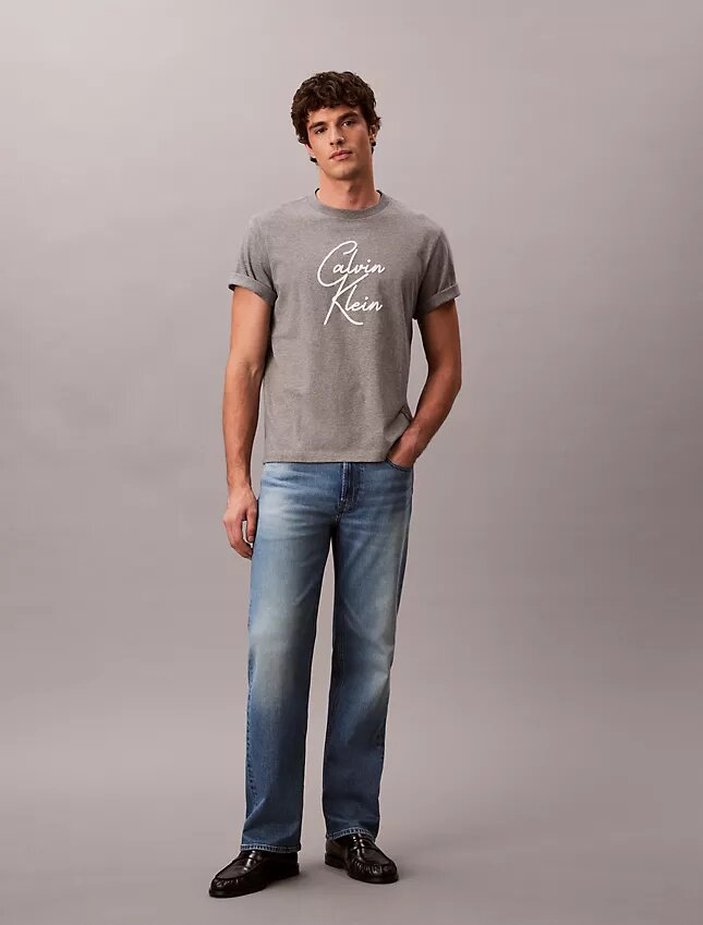 T-shirt med skriptlogotyp T-shirt med skriptlogotyp